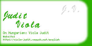 judit viola business card